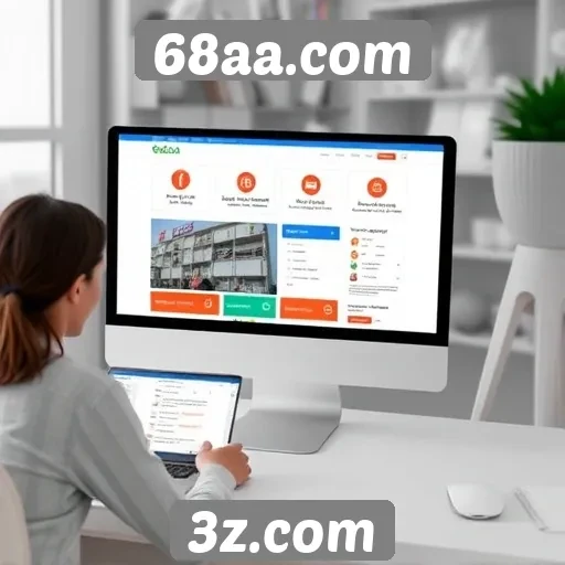 Análise das funcionalidades do site 68aa.com