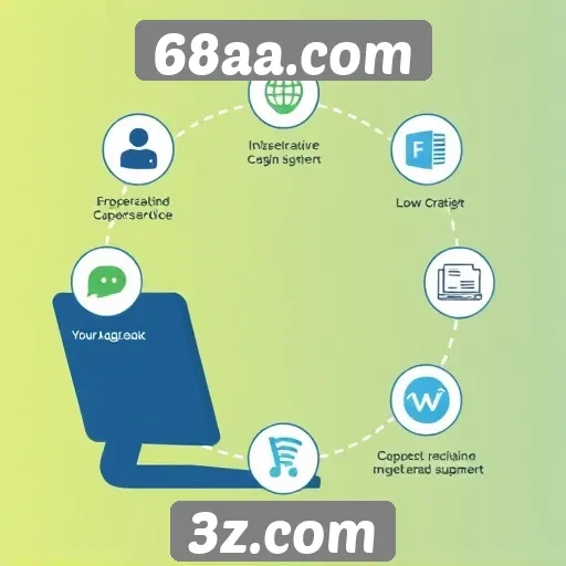 Suporte ao cliente no 68aa.com e suas funcionalidades