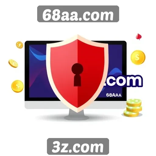 Análise da segurança do site de jogos 68aa.com