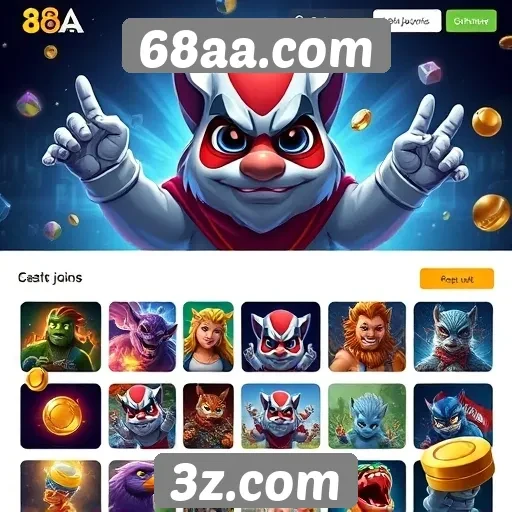 Os principais jogos disponíveis na plataforma 68aa.com