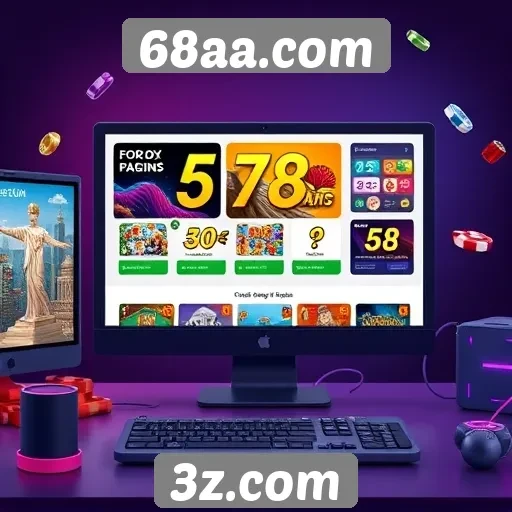 Experiência do usuário no 68aa.com e sua interface