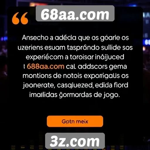 Feedback de usuários sobre a experiência no 68aa.com